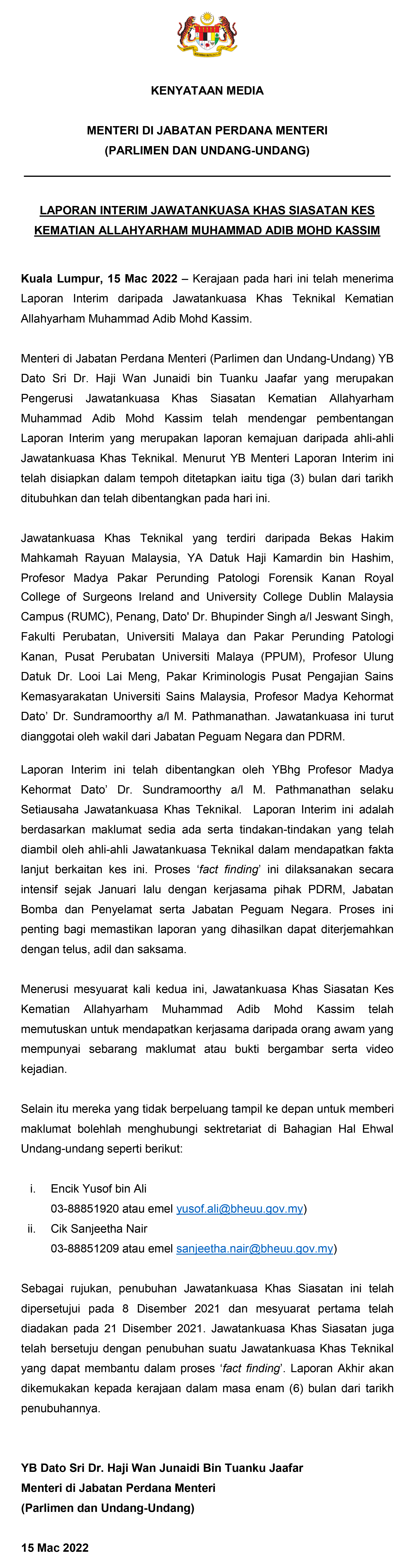 KENYATAAN MEDIA ADIB 15 MAC 2022 1